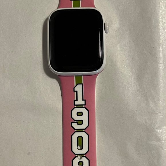 Alpha Kappa Alpha Apple Watch Band Size 38/40/41 mm Bold Pink - Picture 5 of 6